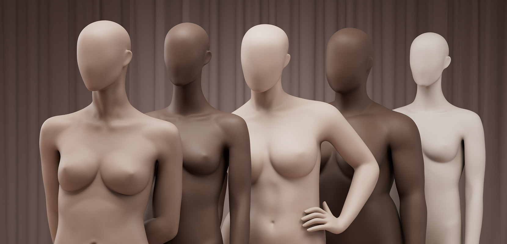 Plus Size mannequins – Every Body collection Hans Boodt Mannequins