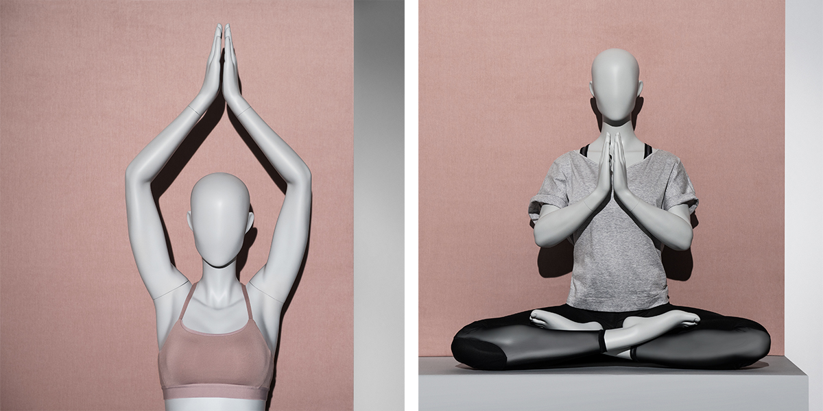 Yoga sport mannequins – Sport collection Hans Boodt Mannequins