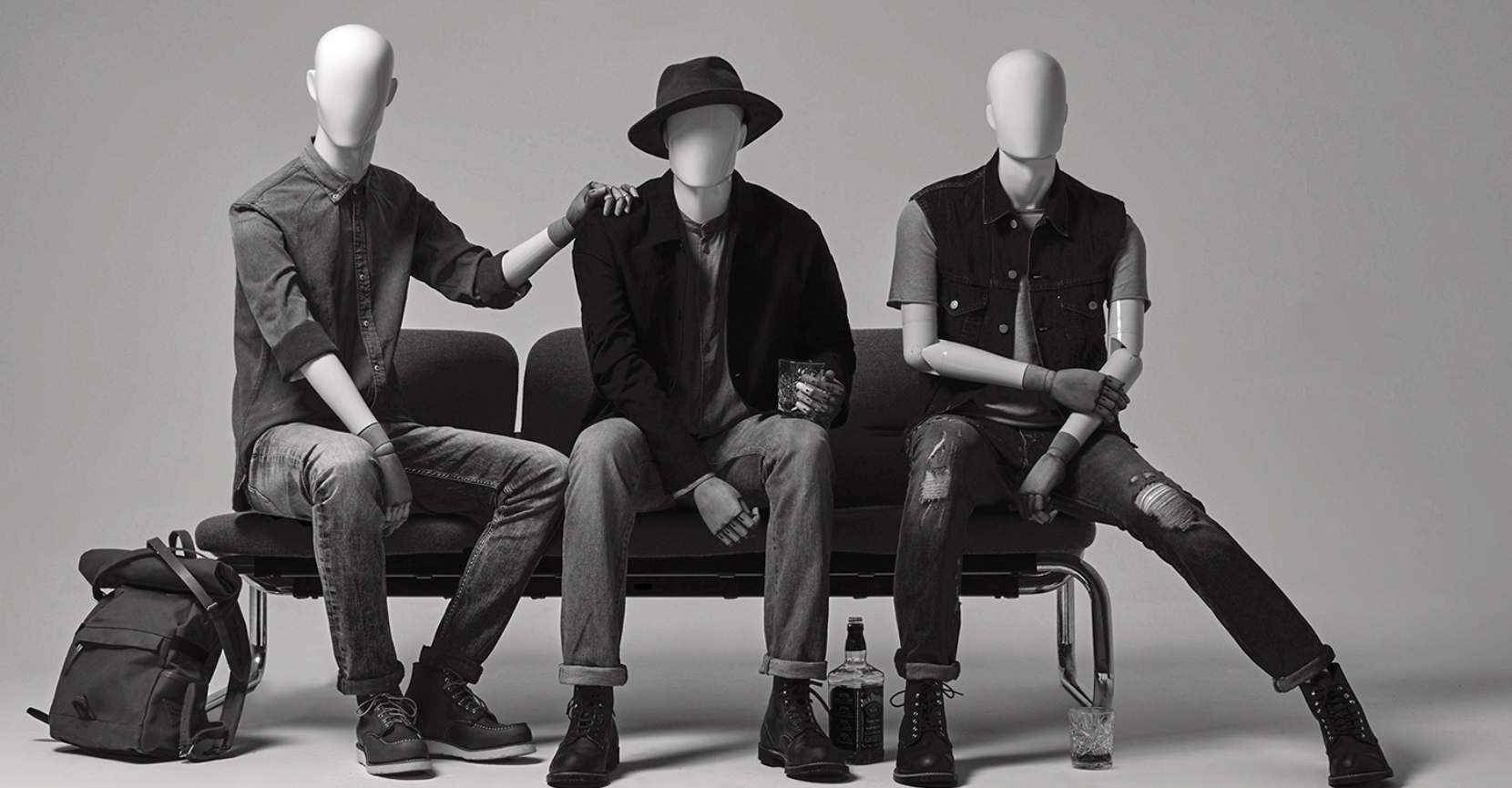 Semi abstract mannequins – Casual collection Hans Boodt Mannequins
